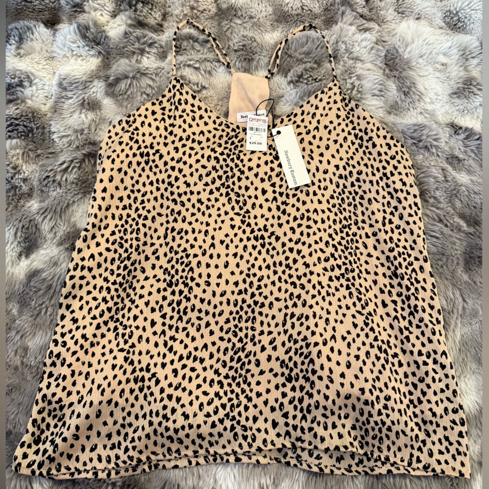Newbury Kustom Tan Camisole with Spaghetti Straps